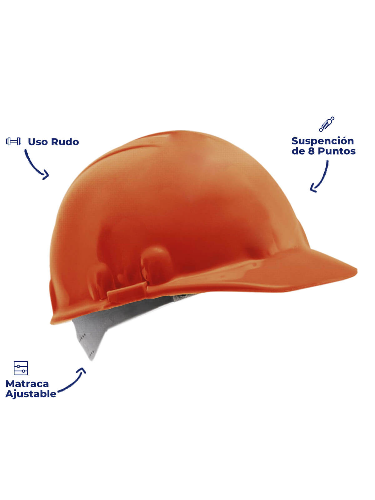 partes del casco de seguridad industrial