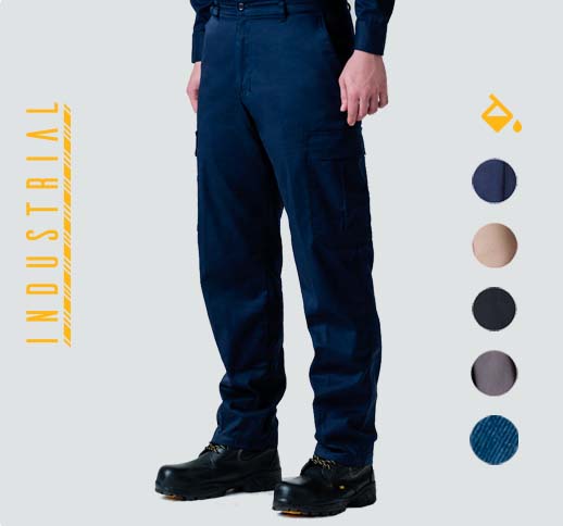 Pantalon Mezclilla Tipo Industrial - Ultra Uniformes México