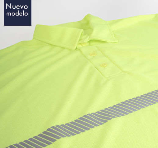 High visibility polo shirt